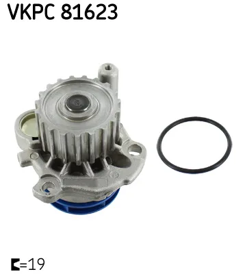 Водна помпа, охлаждане на двигателя SKF